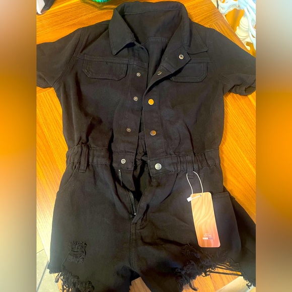 Denim romper - Picture 1 of 1